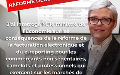 Facturation électronique : une réforme qui interroge les commerçants non sédentaires et les acteurs des marchés